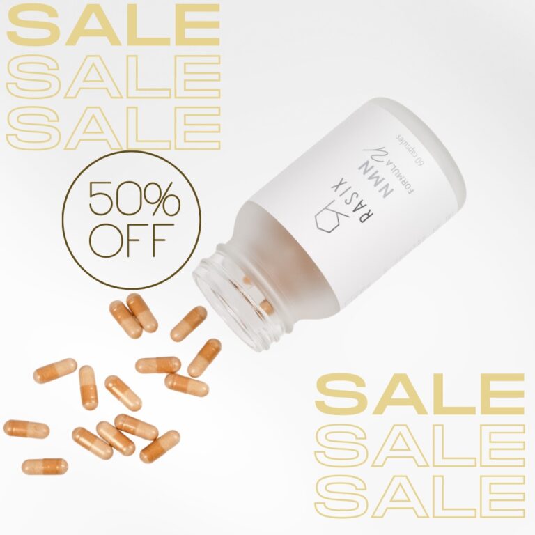 Customer Appreciation Campaign – 50% Off Supplement Sale Announcement